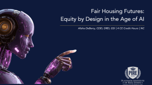 Fair Housing Futures: Equity by Design in the Age of AI — September 4, 2026 | 8:30 AM–12:30 PM | Virtual | Zoom